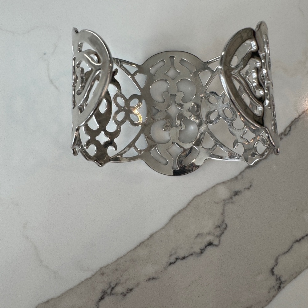 Silver Cuff Bracelet - Picture 2 of 3